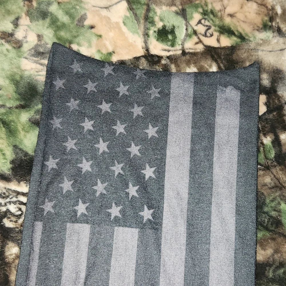 Soul of Adventure American Flag Face Mask Shield Warmer BLACKOUT ⚫️🇺🇲 NWOT